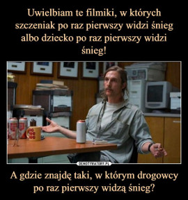 Memy pierwszy śnieg
