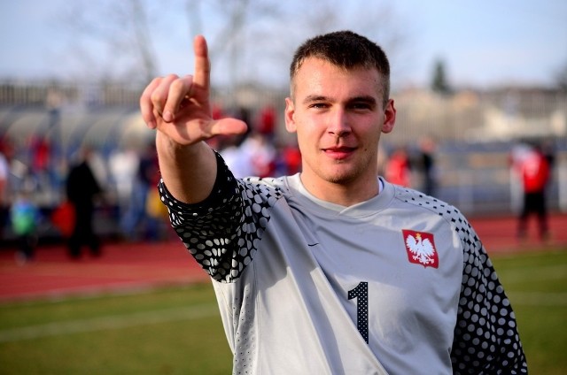 Polska-Czechy U-18. Bramkarz reprezentacji U-18 Oskar Pogorzelec zachował czyste konto