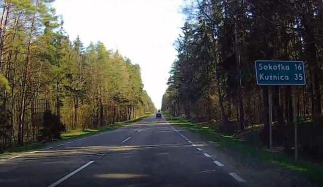 Droga krajowa 19 od strony Czarnej Białostockiej w kierunku Sokółki. GDDKIA ogłosiła przetarg na jej budowę jako odcinka ekspresowego