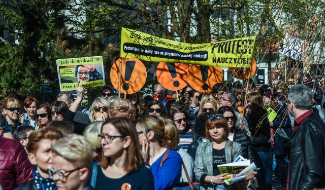 Kwietniowy strajk zmobilizował nauczycieli w całej Polsce, także w regionie