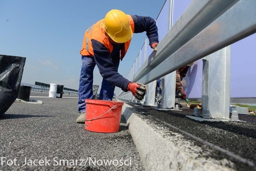 Autostrada A1 do Łodzi przed otwarciem