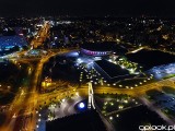 Ależ piękne są Katowice nocą ZOBACZCIE ZDJĘCIA NOCNE Z DRONA