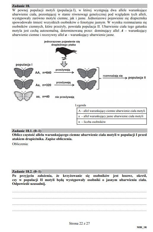 Matura 2018: BIOLOGIA arkusze CKE ONLINE + rozwiązania...