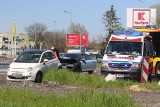 Wypadek dwóch samochodów na ul. Długiej przy Kauflandzie (ZDJĘCIA)