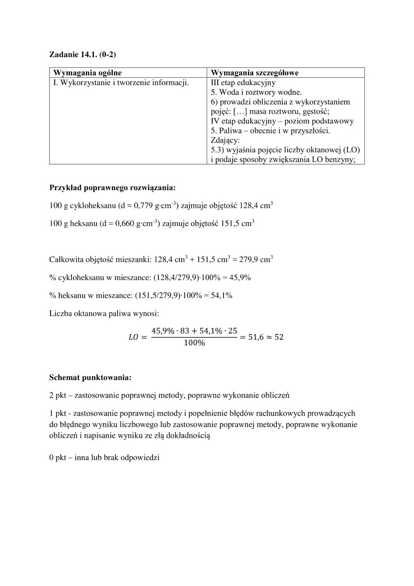 Matura z chemii 2018 r. z Wydziałem Chemii Uniwersytetu Jagiellońskiego [ODPOWIEDZI] 