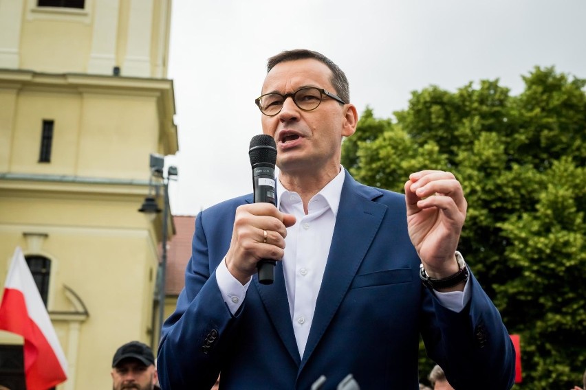 W Bydgoszczy gościł premier rządu Mateusz Morawiecki. Z...