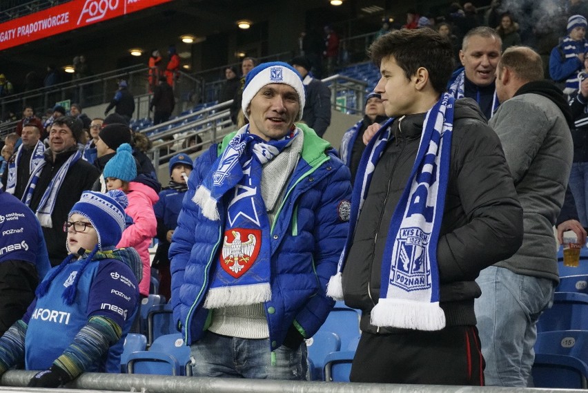 Podczas meczu Lech Poznań - Wisła Płock (2:1) atmosfera na...