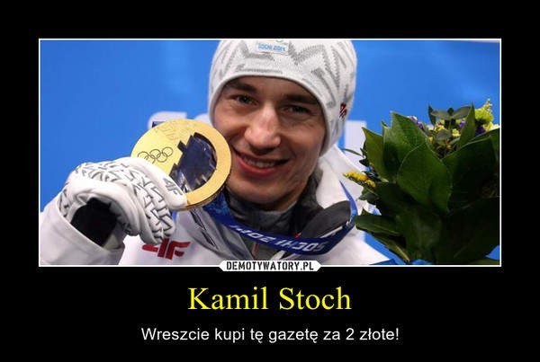 Kamil Stoch zdobył drugi złoty medal igrzysk olimpijskich