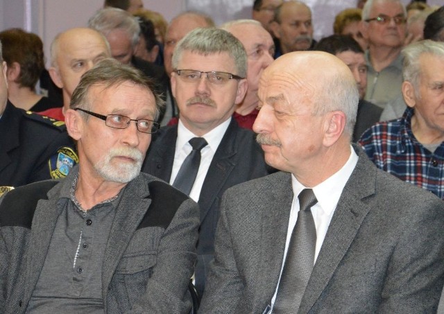 Przewodniczący Rady Nadzorczej spółdzielni Roman Klauziński (z lewej) i pełniący obowiązki prezesa Marek Zborowski.