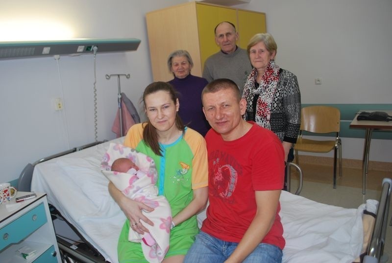 Maria Bielacka, córka Agnieszki i Jana z Dłutówka urodziła...