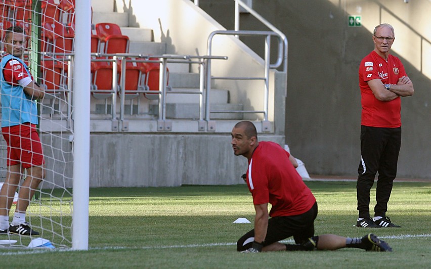 Franciszek Smuda poprowadził trening Widzewa [ZDJĘCIA]