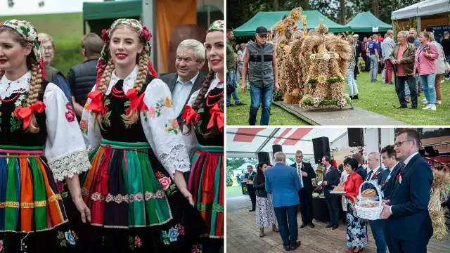 Rolnicy z powiatu koszalińskiego i ich goście zakończenie tegorocznych żniw świętują na stadionie w Biesiekierzu.