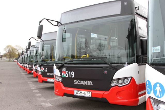 Autobusy Scania, które zakupiła firma Warbus, będą obsługiwać miejskie linie MZK w Jastrzębiu- -Zdroju.