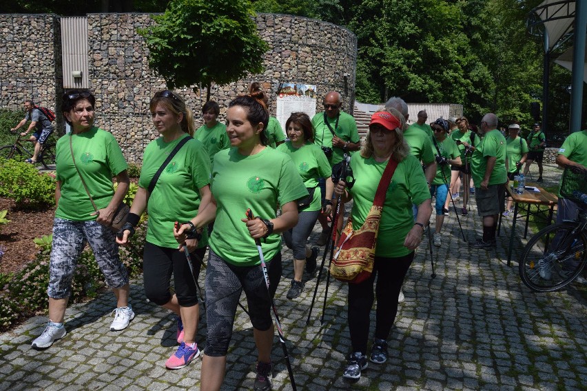 VI Marsz Nordic Walking w Łagowie