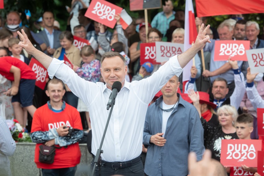 Andrzej Duda odwiedził Czarnków w środę, 1 lipca. Na...