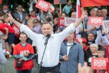 Prezydent Andrzej Duda w Czarnkowie: "Kłamcy nigdy więcej nie mogą powrócić do władzy". Wcześniej odwiedził Złotów
