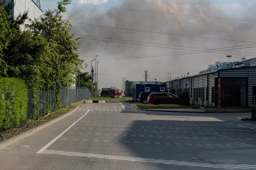 Pożar hali w Zakrzewie