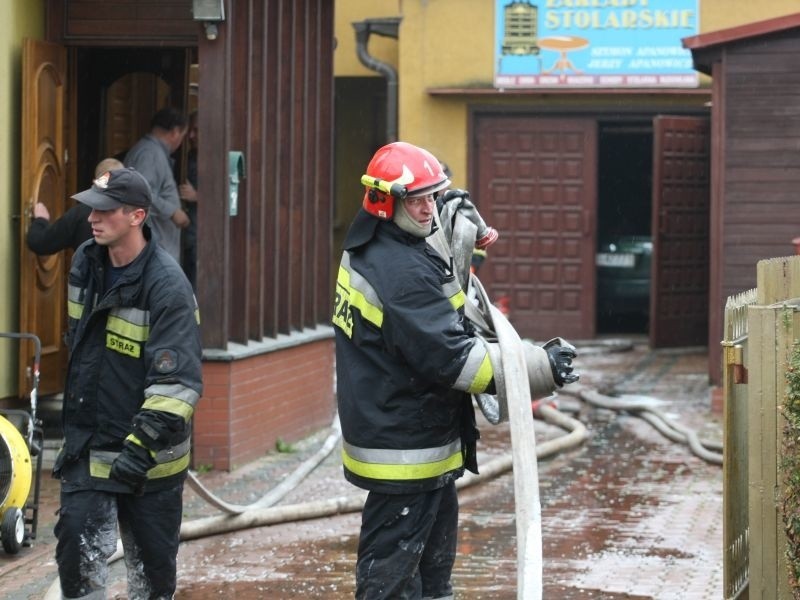 Pożar przy ul. Szymanowskiego