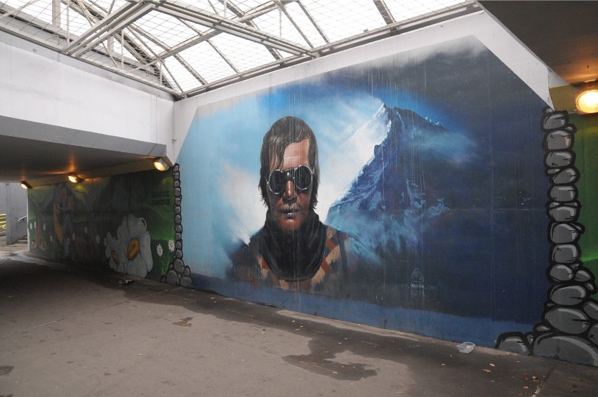Mural w Katowicach przy ul. Rozdzieńskiego