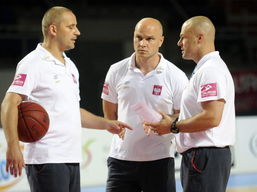 Trening Reprezentacji Polski mężczyzn w koszykówce....