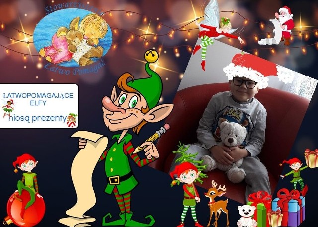 Listy dzieci do "Łatwo Pomagających Elfów" publikowane będą na Facebooku Stowarzyszenia Łatwo Pomagać do 10 grudnia.