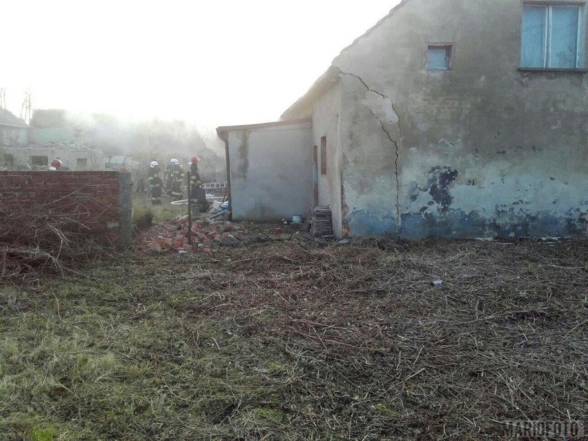 Pożar w Kępie w gminie Łubniany.