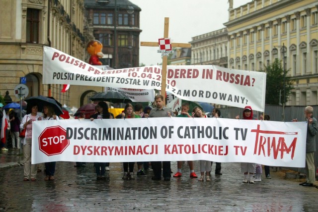 Zeszłoroczny marsz w obronie TV Trwam.