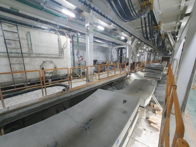 Maszyna TBM drążąca tunel w Świnoujściu