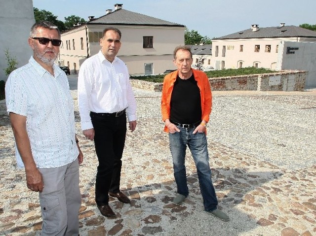 Ekipa kierująca Wzgórzem Zamkowym: Marek Maciągowski, Janusz Knap i Marek Cecuła.