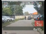 Motocyklista uciekał przed policjantami. Wpadł, bo wjechał w ślepą ulicę