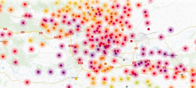 Rano w Krakowie normy stężenia pyłów PM10 i PM2.5 wynosiły odpowiednio 500 i 700%.