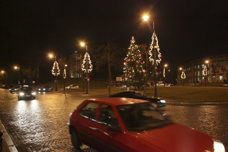 Białystok rozbłysł. Pięknie zrobiło się w centrum.