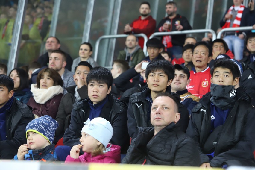 Kibice na meczu Widzew Łódź - Elana Toruń który zakończył się remisem 1:1.