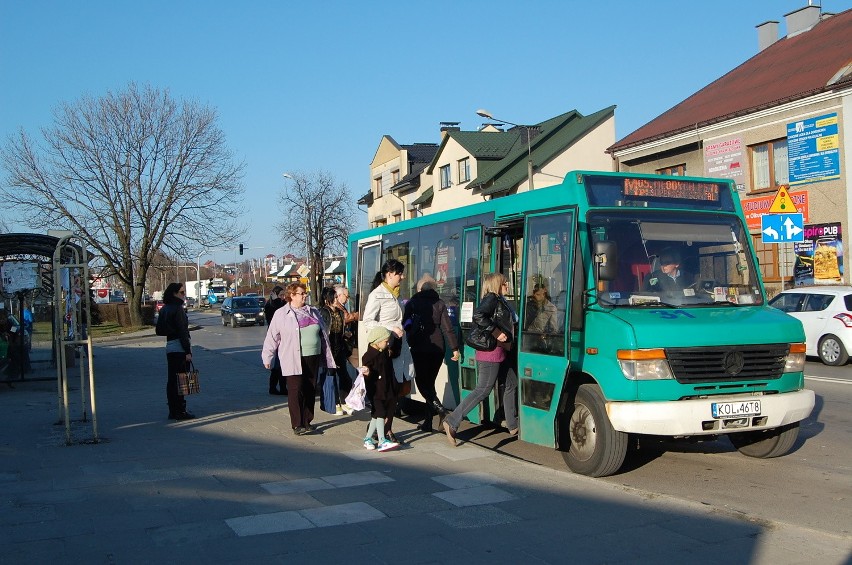 Autobus linii M, kwiecień 2013 r.