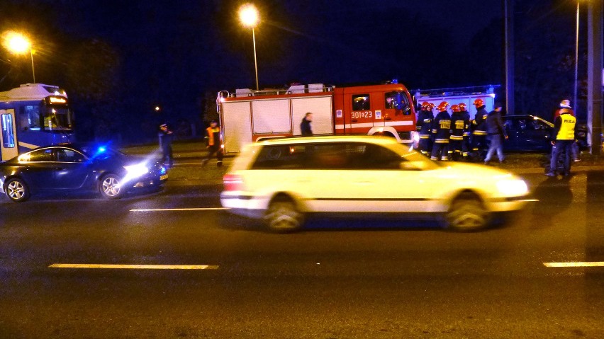 Wypadek w Krakowie na al. Powstania Warszawskiego