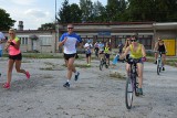 Za nami kolejne łączenie sznurówek w Pińczowie - nie tylko biegaczy, ale także rowerzystów