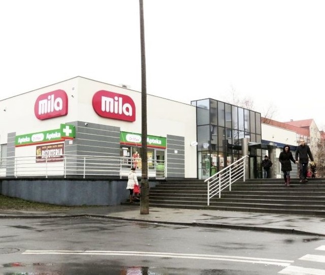 Na sklepie Polomarketu przy ul. Plater w Inowrocławiu widnieje już nazwa Mila