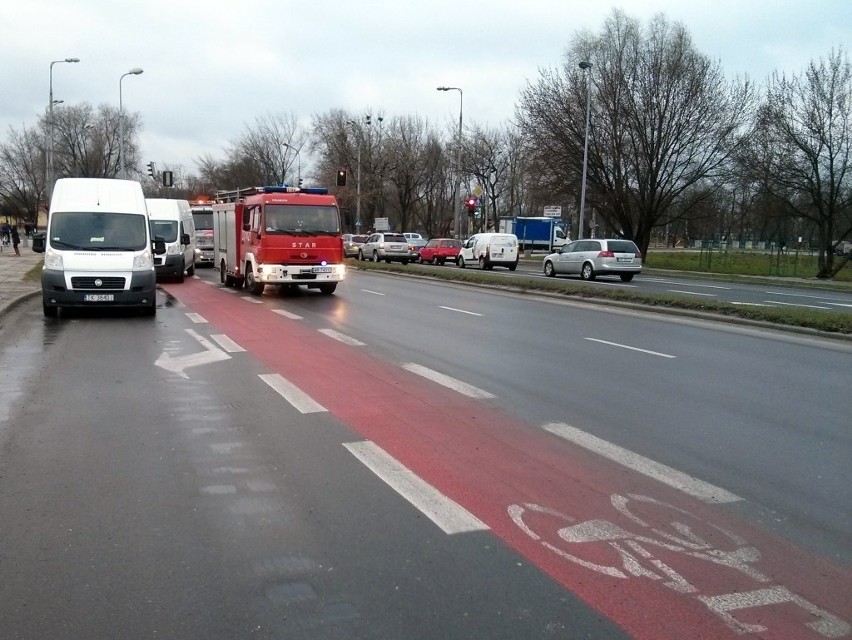 Wypadek na skrzyżowaniu Mireckiego / Wernera w Radomiu.