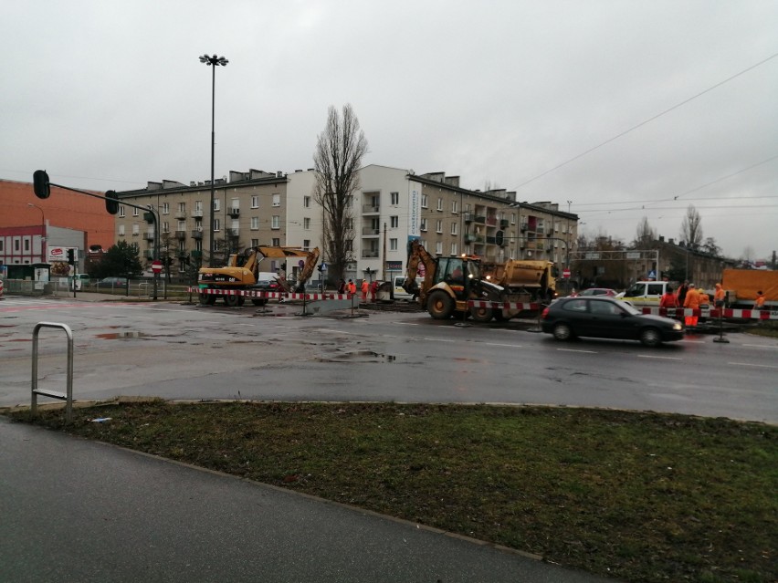 Remonty dróg w Łodzi. Problemów z przejazdem przez remontowane skrzyżowanie nie było