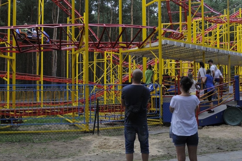 Z rollercoastera - nowej atrakcji parku w Myślęcinku...
