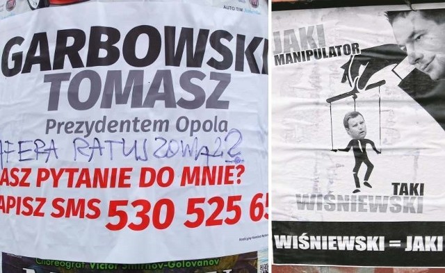 Standardowe "dopisy&#8221; na plakatach to już przeżytek, na który nikt już specjalnie nie zwraca uwagi.Nowym zjawiskiem są porządnie wydane plakaty, których negatywnym bohaterem jest polityczna konkurencja.