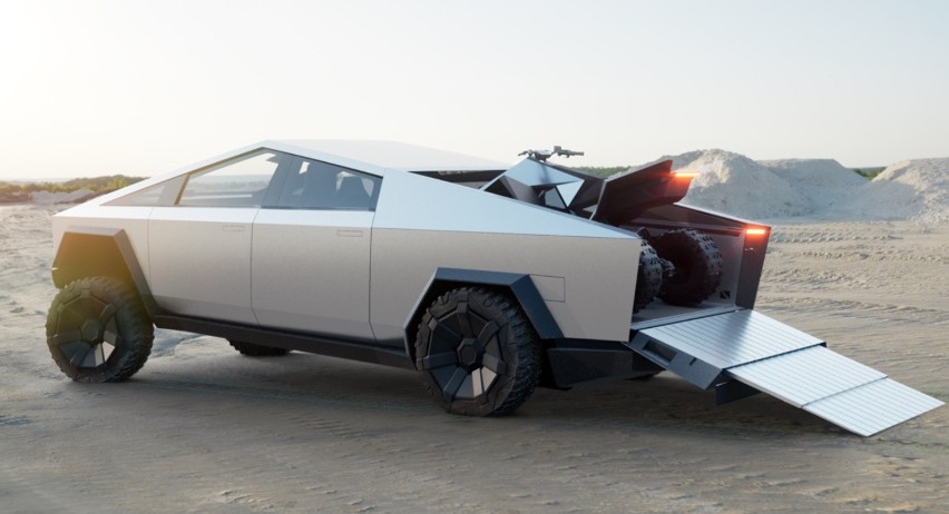 Nowy samochód Tesli: Cybertruck. Klienci wpłacają depozyty i zamawiają tego elektrycznego pickupa z futurystycznym designem