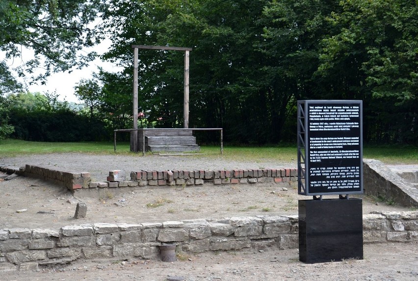 Miejsce egzekucji dowódcy obozu Auschwitz-Birkenau