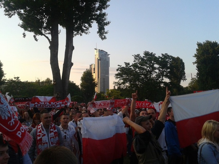 Mecz Polska - Rosja w Parku Kibica w Gdyni