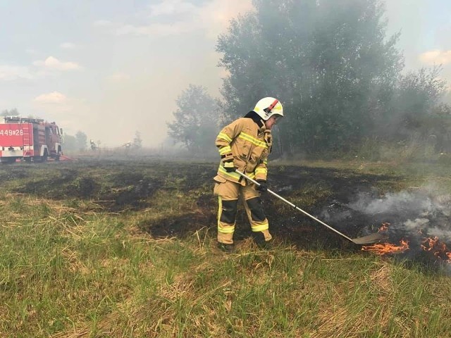 Od początku lipca, w Gorlickiem spłonęło około pięciu hektarów suchych traw
