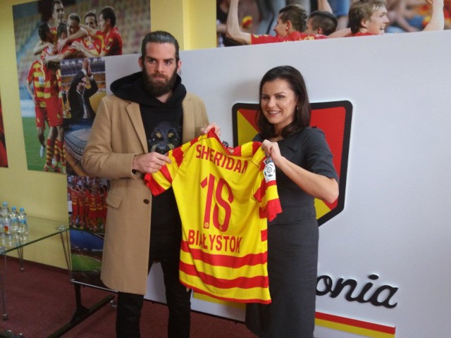 Cillian Sheridan będzie grał w Jagiellonii z nr 18