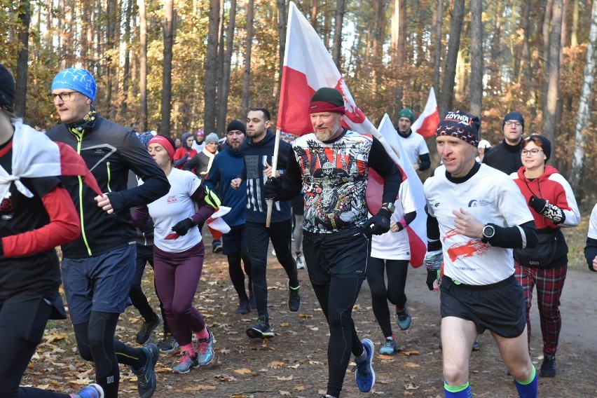 Parkrun Toruń biało-czerwony. Biegli i świętowali niepodległość [zdjęcia]