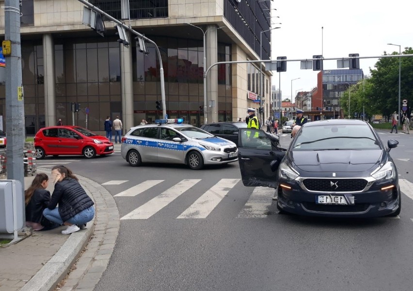 Wypadek przy Arkadach Wrocławskich 24.05.2021