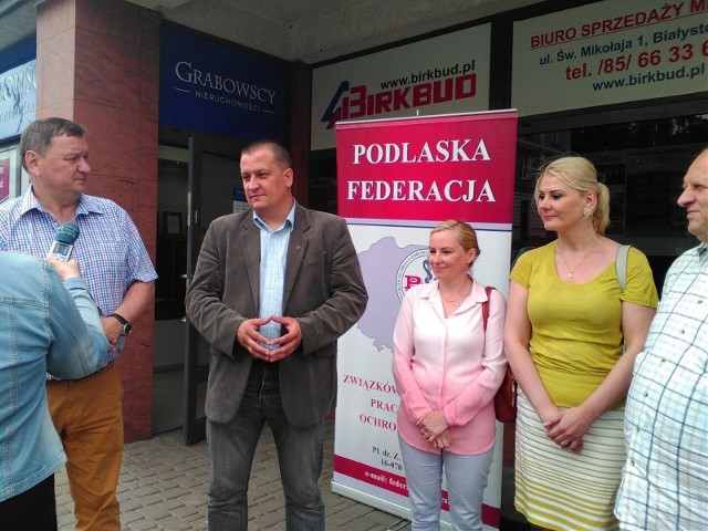 Podlaska Federacja Związków Zawodowych Pracowników Ochrony Zdrowia szuka ministrów (wideo)