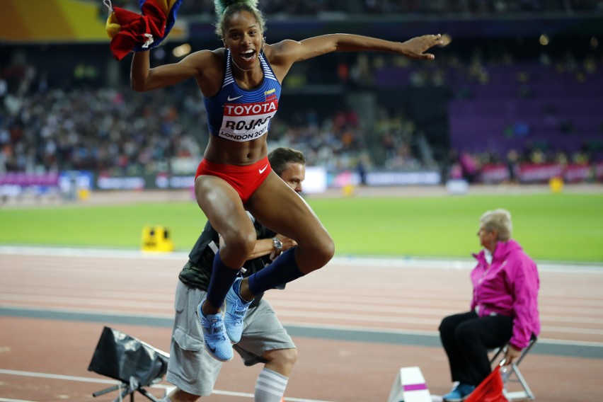 Podczas lekkoatletycznych mistrzostw świata w Londynie...